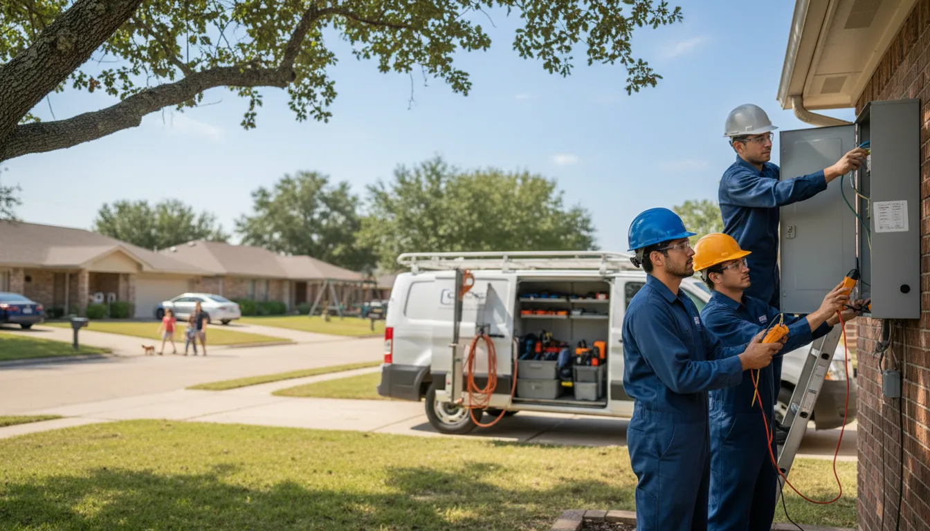 Certified electrician providing emergency electrical services in Red Oak, GA